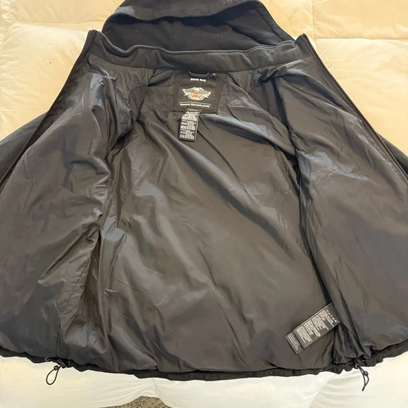 Harley Davidson Hooded Riding Jacket w/ Armor - Picture 5 of 7